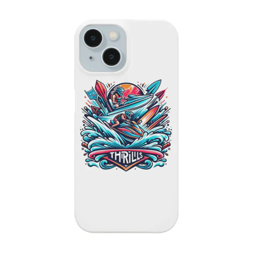 ウォータースポーツ - ジェットスキーやパドルボーディングを描いたアクティブなデザイン。 Smartphone Case