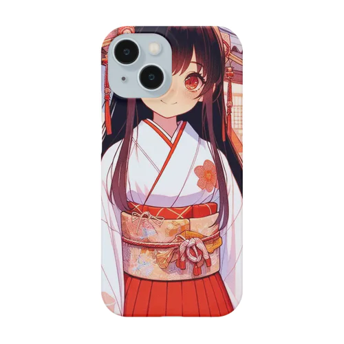 かわいい巫女さん Smartphone Case