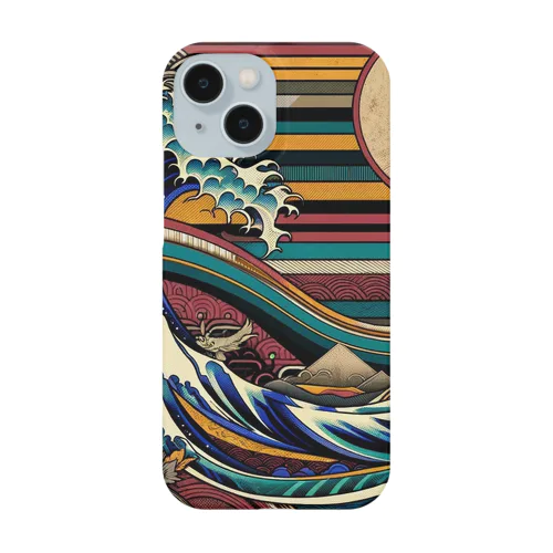 浮世絵風のデザイン Smartphone Case