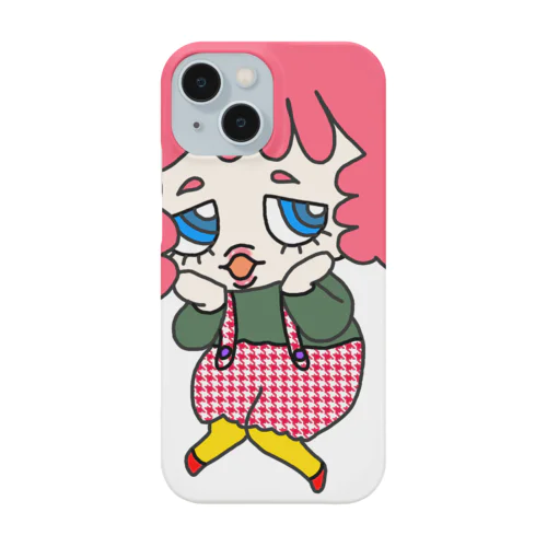 もじもじPINKちゃん スマホケース