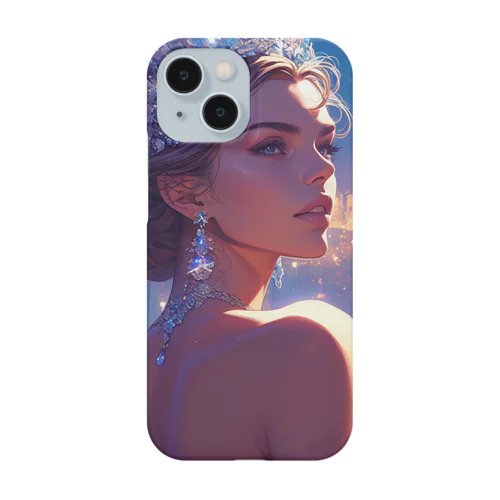 宵闇に輝くクリスタルの女王 Marsa 106 Smartphone Case