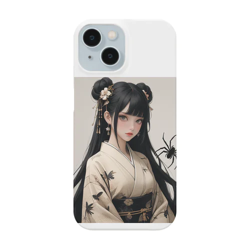 黒髪「蜘蛛と私」 Smartphone Case