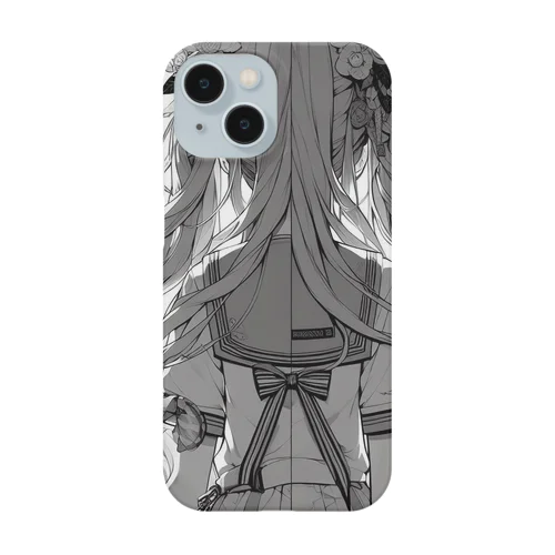 後ろ姿の女の子 Smartphone Case