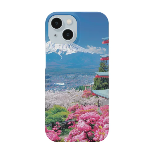 絶景な富士山ツツジ満開の季節 アメジスト 2846 Smartphone Case