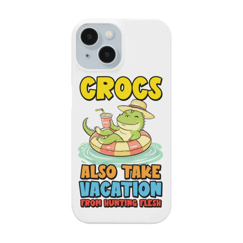 ワニさんも人間狩りから休暇を取っている Smartphone Case