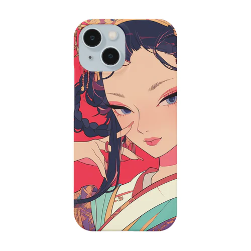 錦絵の微笑 Marsa 106 Smartphone Case