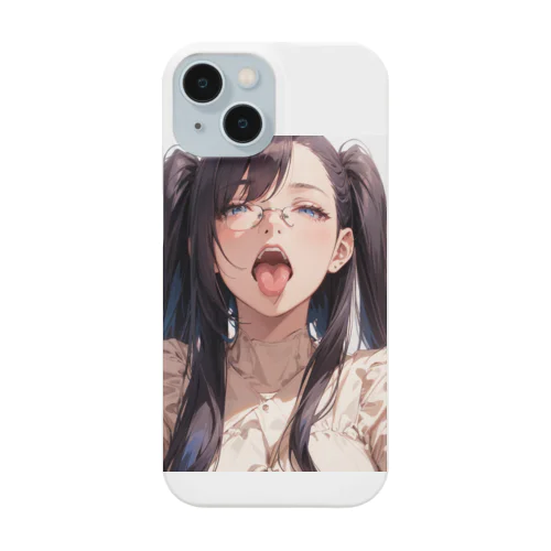 黒髪美少女　美鈴ちゃんメガネ Smartphone Case