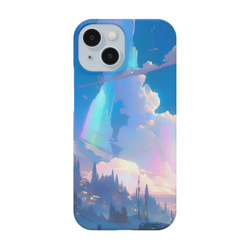 オーロラ夜空の輝き　なでしこ1478 Smartphone Case