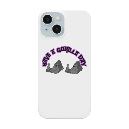 イケてるゴリラのHave a Gorilla day Smartphone Case