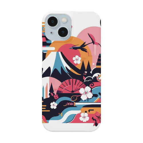 日本の伝統と現代アートの融合 Smartphone Case