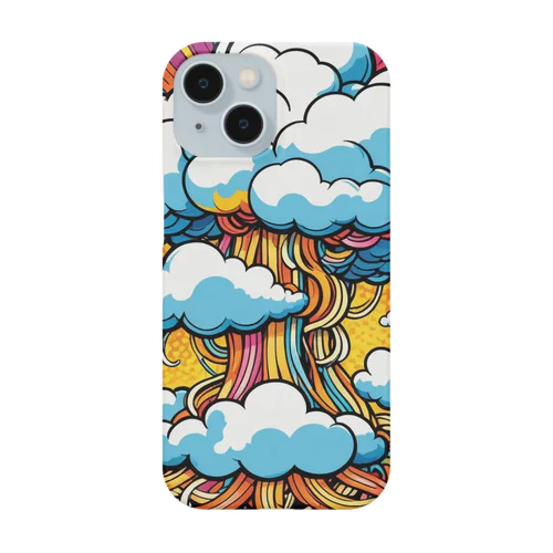 うどん　湯気　雲 Smartphone Case