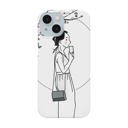 ラインアート　春 Smartphone Case