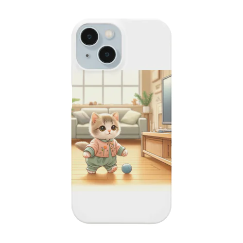 キュートからエレガントへ　子猫の成長の物語 Smartphone Case