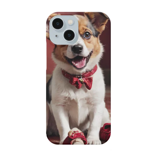 スリッパを持ち出している犬 Smartphone Case