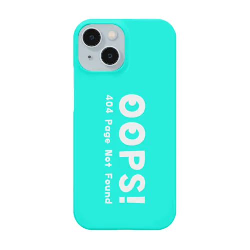 Oops! 404 page not found  エラーコード 09 Smartphone Case