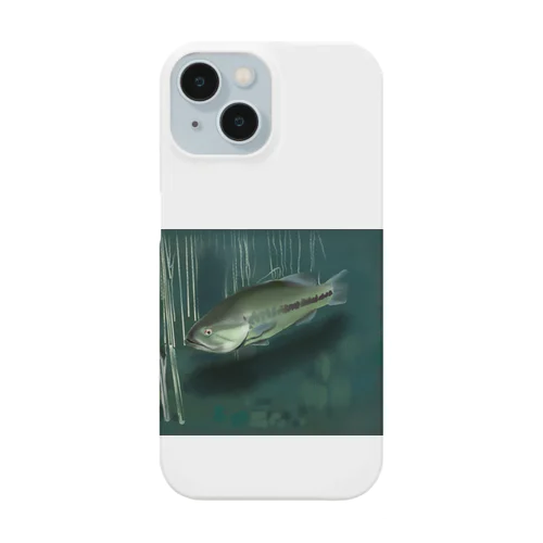 フィールドを悠々と泳ぎ獲物を求める60cmを超えるBass Smartphone Case