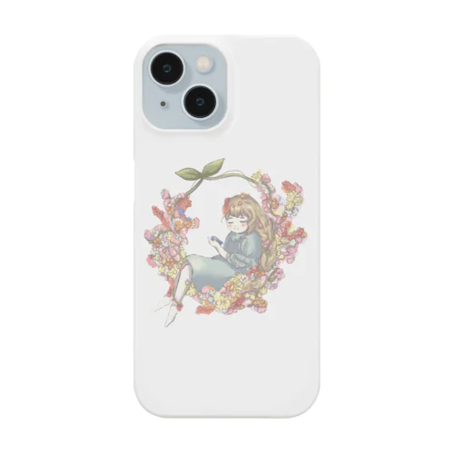 お花のベッドでお昼寝 Smartphone Case