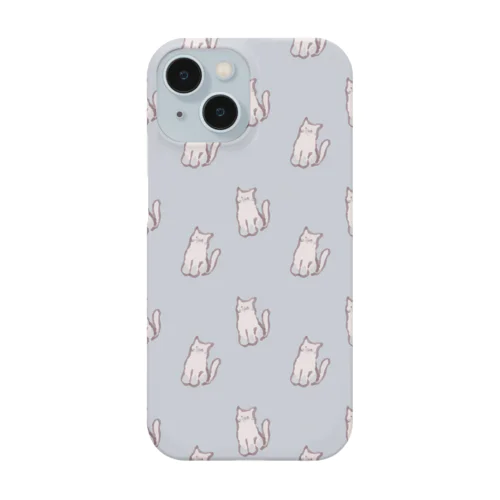 ねこねこねこねこピンクシャム猫柄 Smartphone Case