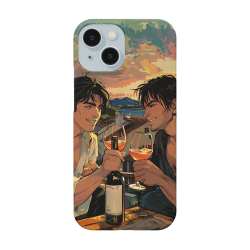 コルシカ島・ワインで乾杯　Tomoe bb 2712 Smartphone Case