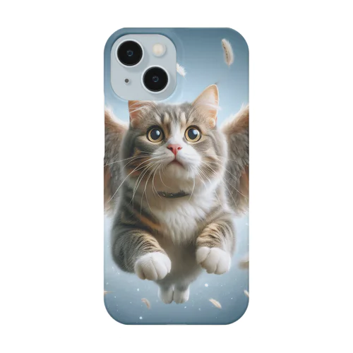 空飛ぶ猫リアル風1 Smartphone Case