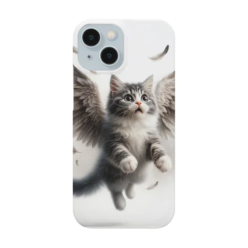 空飛ぶ猫リアル風3 Smartphone Case