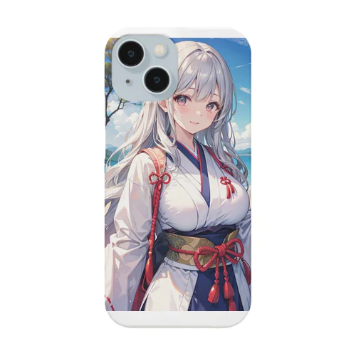 母性溢れる巫女 Smartphone Case