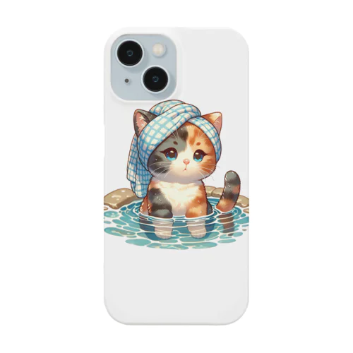 三毛猫さんの入浴 Smartphone Case