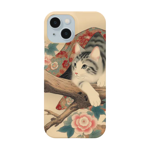 猫LOVE items 鯖虎かくれんぼ Smartphone Case