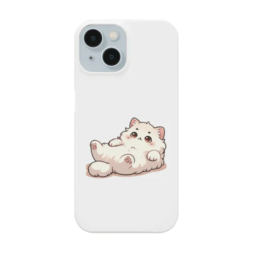 もこもこねこちゃん スマホケース