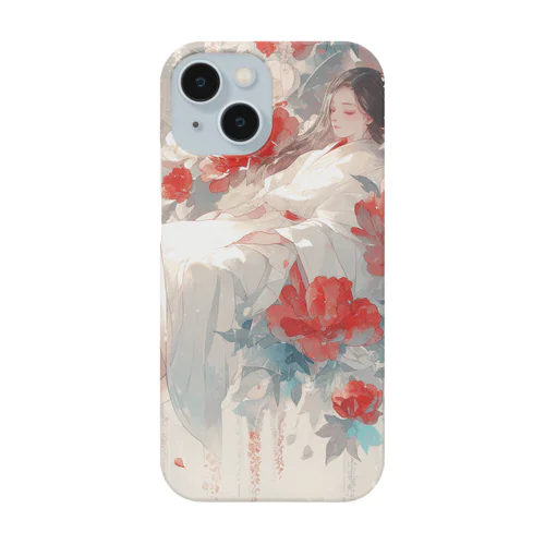 花の空間の中の美女　なでしこ1478 Smartphone Case