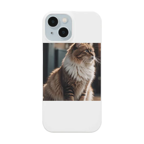 遊び疲れた猫のふわふわのしっぽ Smartphone Case