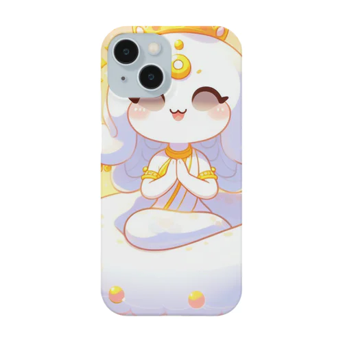 まるで弁天様？！神々しい白蛇ちゃん Smartphone Case