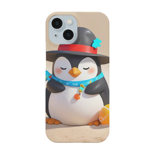 おもちゃの砂を使ったかわいいペンギン Smartphone Case