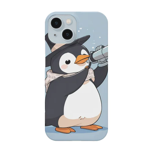 おもちゃの望遠鏡でかわいいペンギンに会おう Smartphone Case