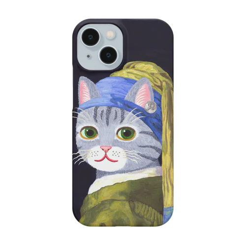 Girl with a Pearl Earring / 真珠の耳飾りの猫 ※スマホケース Smartphone Case