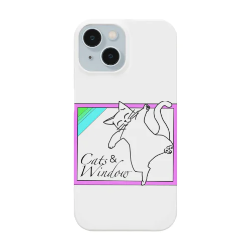 Cats ＆ Window Smartphone Case