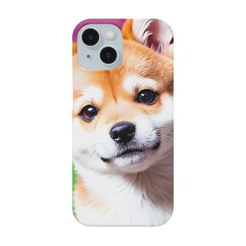 キュルルン顔の柴犬さん Smartphone Case