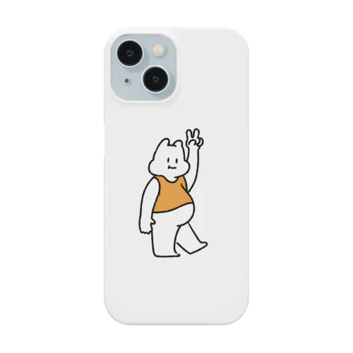 【スマホケース】タンクトップを着たクマ Smartphone Case