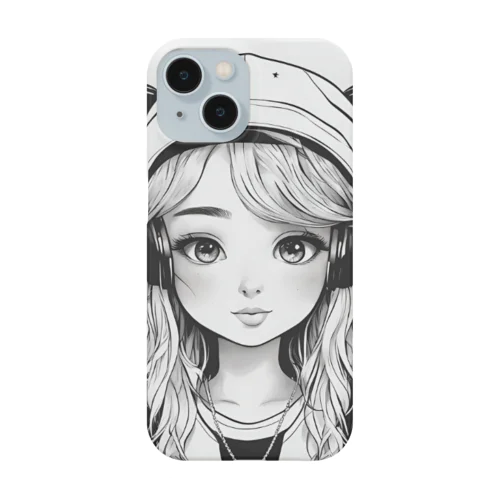 black panda girl Smartphone Case