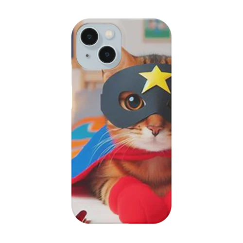 ネコ仮面ニャンダーBlackの「おやすみ～」 Smartphone Case