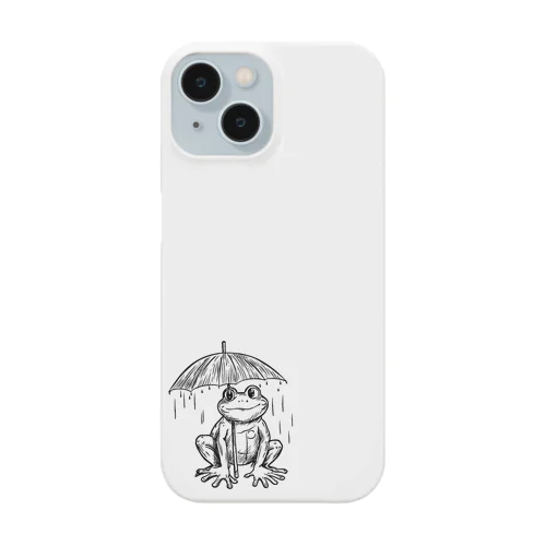 雨が嫌いなカエルくん Smartphone Case