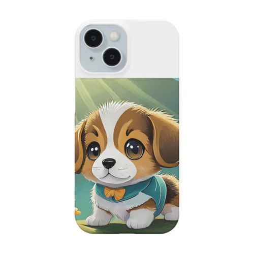 かわいい子犬 スマホケース