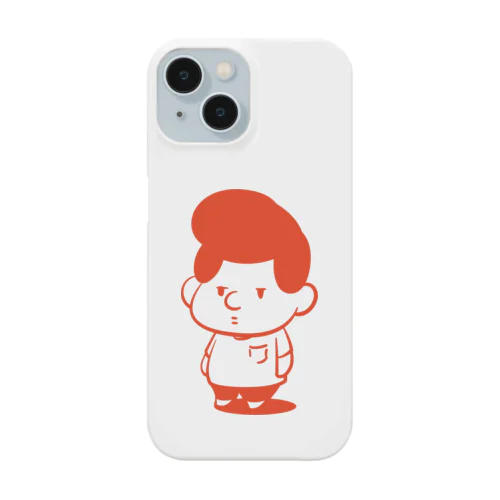 おむずかりボーイ(線あり/あか) Smartphone Case