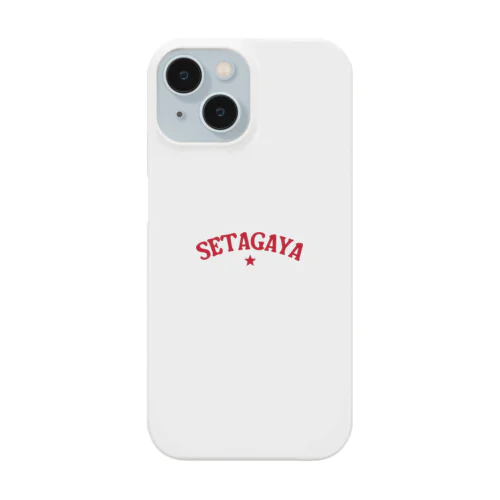 世田谷グッズ　レッドロゴ（setagaya item） Smartphone Case