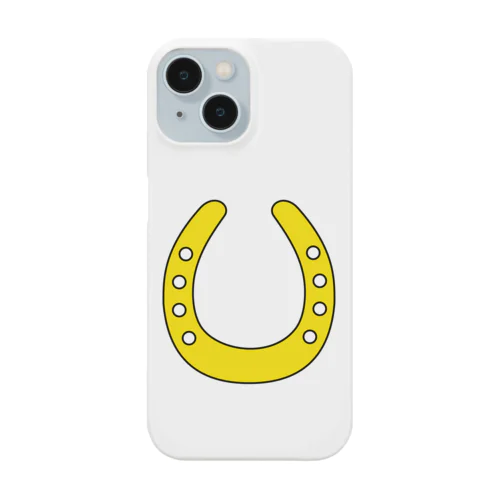 馬蹄（ホースシュー）Yellow Smartphone Case