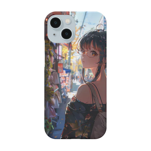 黒髪ガール Smartphone Case