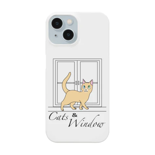 Cats & Windowシリーズ スマホケース