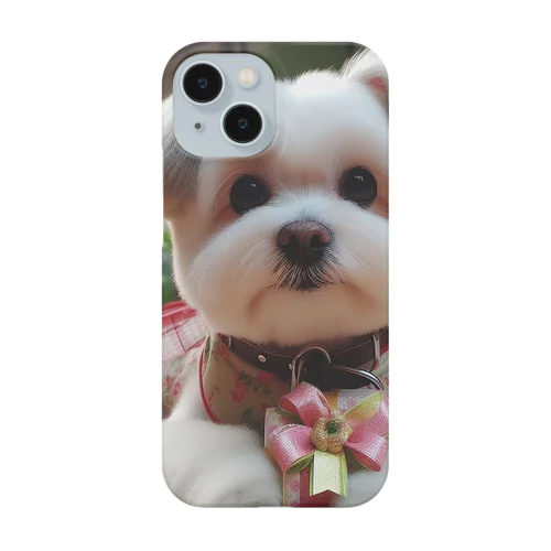 考えるワンちゃんーはいポーズ Smartphone Case