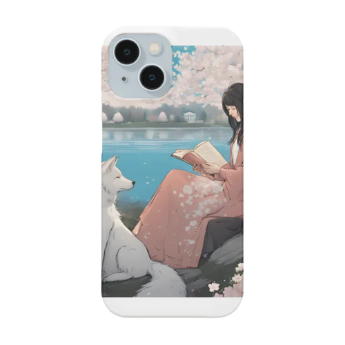 桜の森で読書会 Smartphone Case