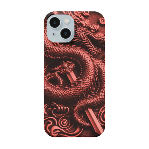 REDDORAGON　" 燃える赤龍 "　の缶バッチ Smartphone Case